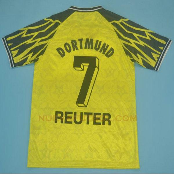 primera camiseta reuter 7 borussia dortmund 1994-1995 yellow hombre