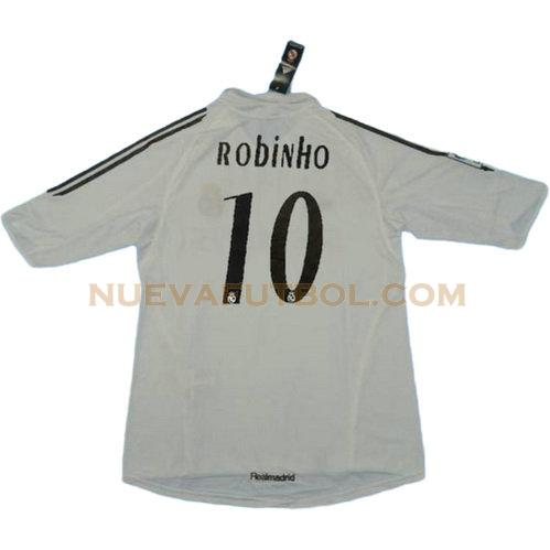 primera camiseta robinho 10 real madrid 2005-2006 hombre