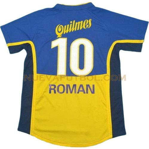 primera camiseta roman 10 boca juniors 2001 hombre