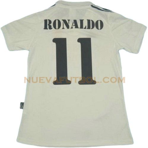 primera camiseta ronaldo 11 real madrid 2002-2003 hombre