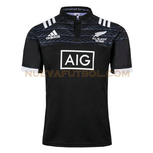 primera camiseta rugby all blacks 2018 negro hombre