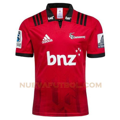 primera camiseta rugby crusaders 2018 rojo hombre