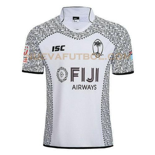 primera camiseta rugby fiyi 2018-2019 blanco hombre