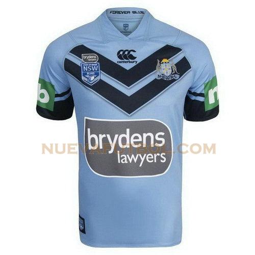 primera camiseta rugby nsw blues 2018 azul hombre