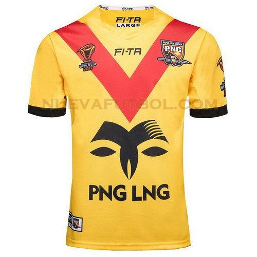 primera camiseta rugby papúa nueva guinea 2017-2018 amarillo hombre