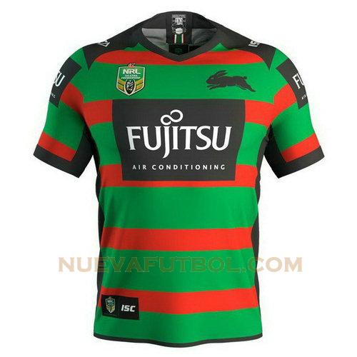 primera camiseta rugby south sydney rabbitohs 2018 verde hombre