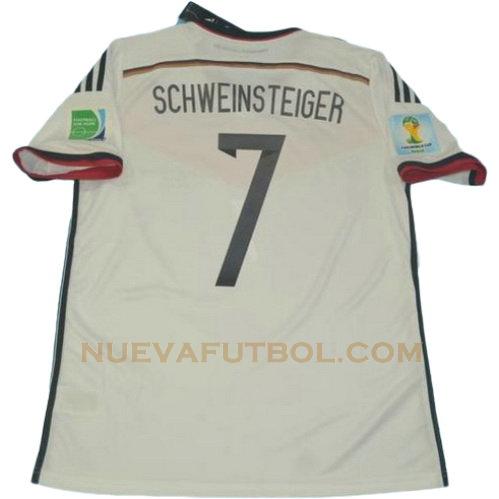 primera camiseta schweinsteiger 7 alemania copa mundial 2014 hombre