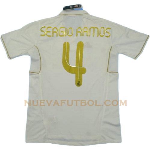 primera camiseta sergio ramos 4 real madrid 2011-2012 hombre