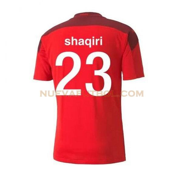 primera camiseta shaqiri 23 suiza 2020-2021 rojo hombre