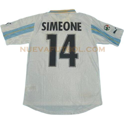 primera camiseta simeone 14 lazio 2000-2001 hombre