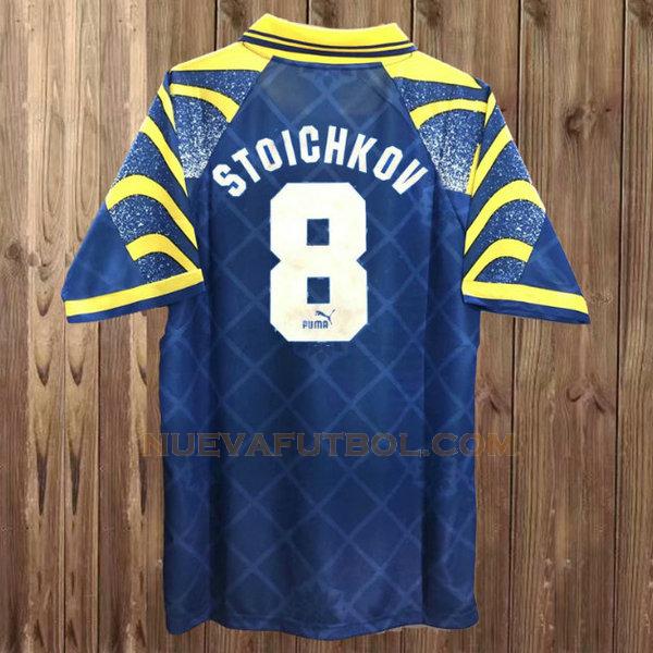 primera camiseta stoichkov 8 parma 1995-1997 azul