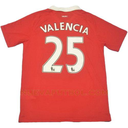 primera camiseta valencia 25 manchester united pl 2010-2011 hombre
