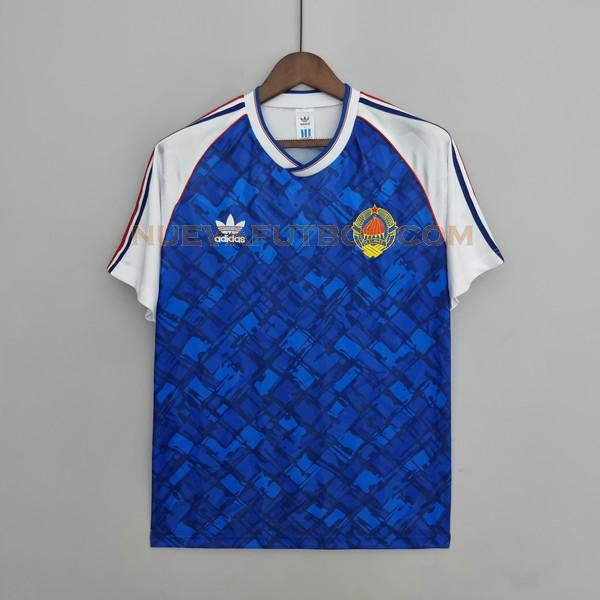 primera camiseta yugoslavia 1992 azul hombre