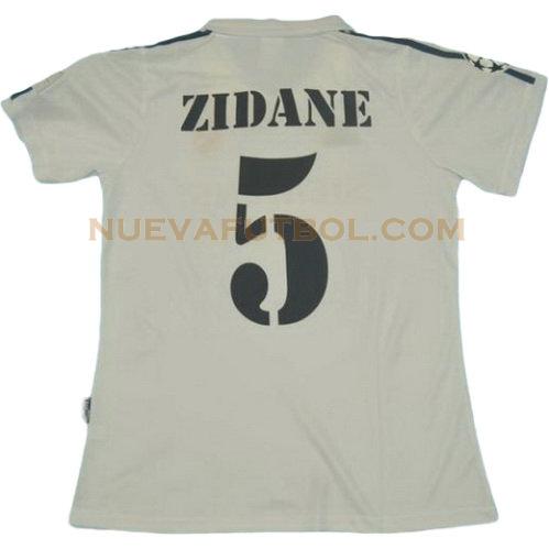 primera camiseta zidane 5 real madrid 2002-2003 hombre