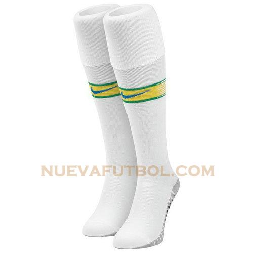 primera equipacion calcetines brasil 2018 blanco hombre
