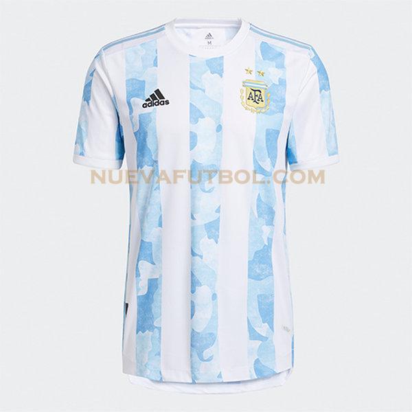 primera equipacion camiseta argentina 2021 2022 azul blanco hombre