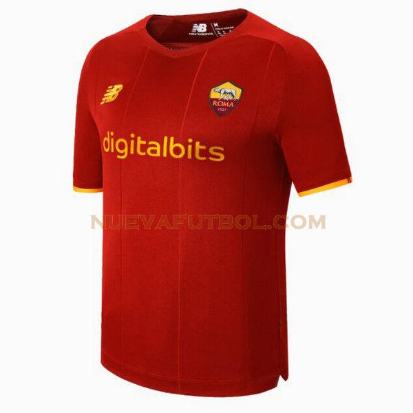 primera equipacion camiseta as roma 2021 2022 rojo hombre
