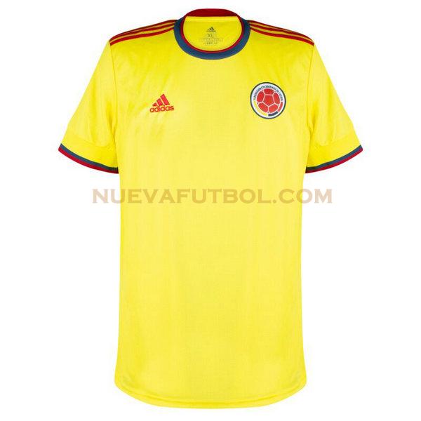 primera equipacion camiseta colombia 2021 2022 amarillo hombre