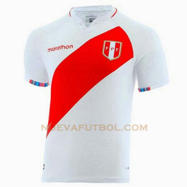 primera equipacion camiseta perú 2021 2022 blanco hombre
