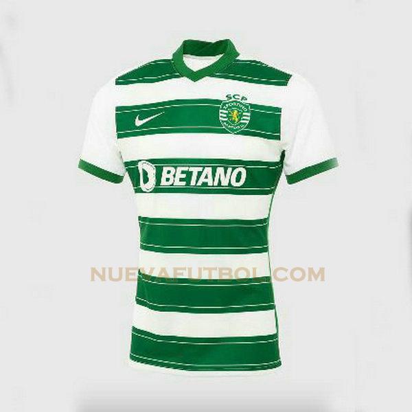 primera equipacion camiseta sporting de lisboa 2021 2022 verde blanco hombre