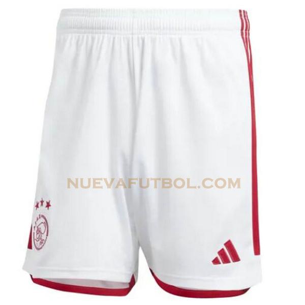 primera pantalones cortos ajax 2023 2024 rojo blanco hombre