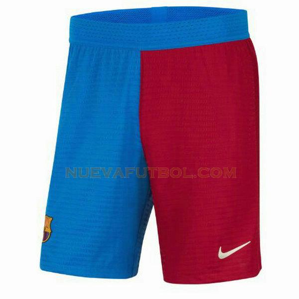 primera pantalones cortos barcelona 2021 2022 rojo azul hombre