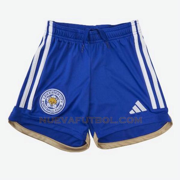 primera pantalones cortos leicester city 2023 2024 azul hombre