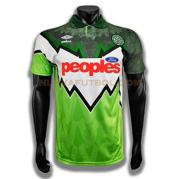 primera player camiseta celtic 19911992 verde hombre