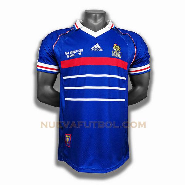 primera player camiseta francia 1998 azul hombre