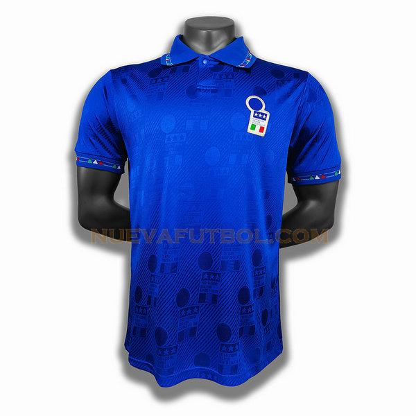 primera player camiseta italia 1994 azul hombre