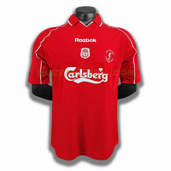primera player camiseta liverpool 2000 2001 rojo hombre