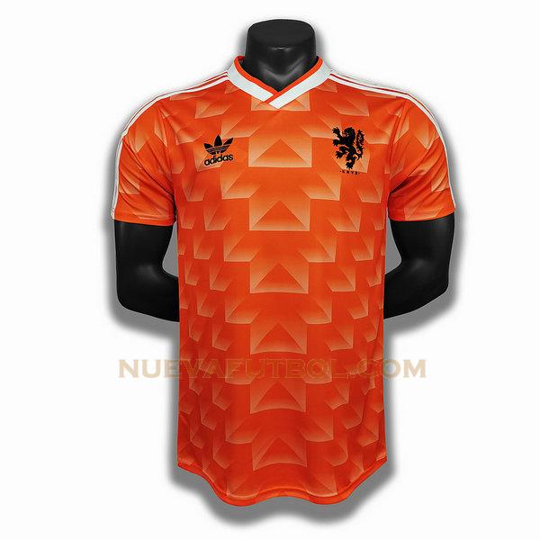 primera player camiseta países bajos 1988 naranja hombre