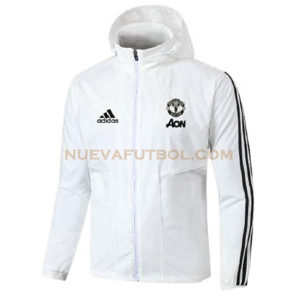 rompeviento manchester united 2021 22 blanco hombre