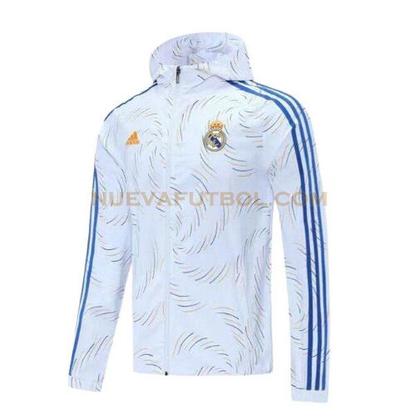 rompeviento real madrid 2021 22 blanco hombre