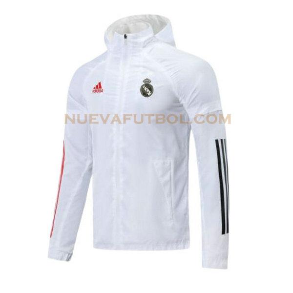 rompeviento real madrid 21 22 blanco hombre