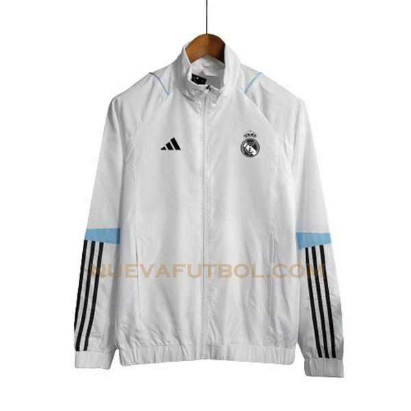 rompeviento real madrid 23 24 blanco hombre
