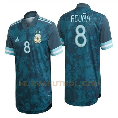 segunda camiseta acuna 8 argentina 2020 hombre