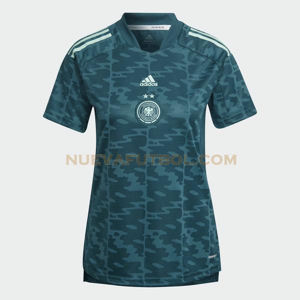 segunda camiseta alemania euro 2022 verde mujer