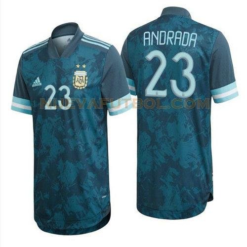 segunda camiseta andrada 23 argentina 2020 hombre