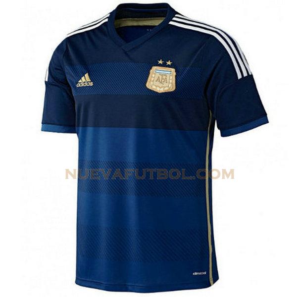 segunda camiseta argentina 2014 azul hombre