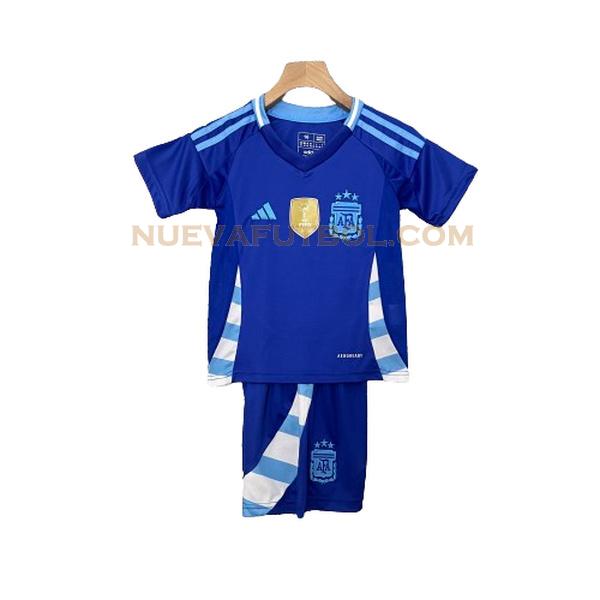 segunda camiseta argentina 2024 azul niño