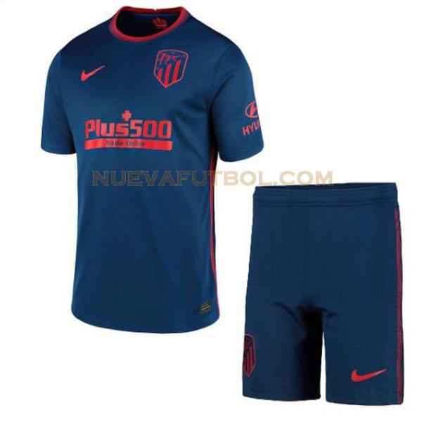 segunda camiseta atletico madrid 2020-2021 azul niño