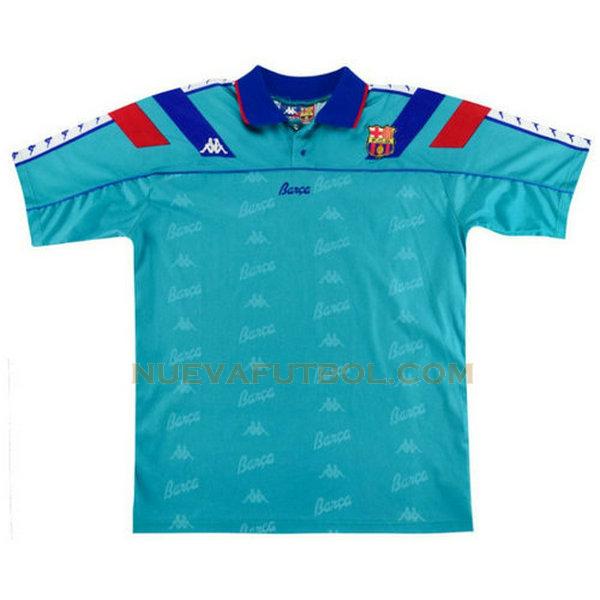 segunda camiseta barcelona 1992-1995 azul hombre