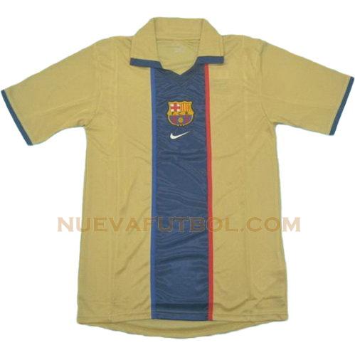 segunda camiseta barcelona 2002 hombre