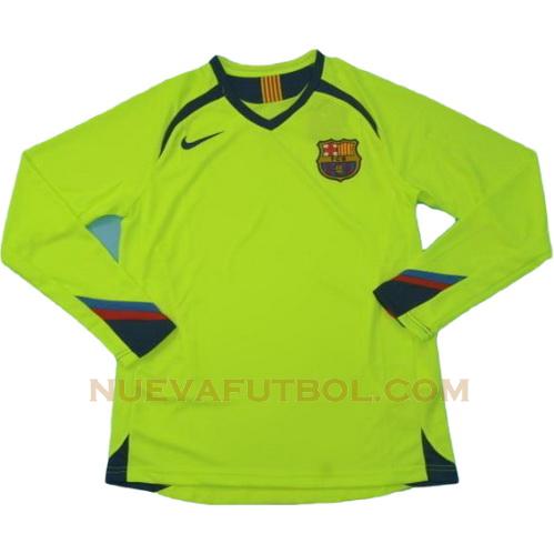 segunda camiseta barcelona ml lfp 2005-2006 hombre