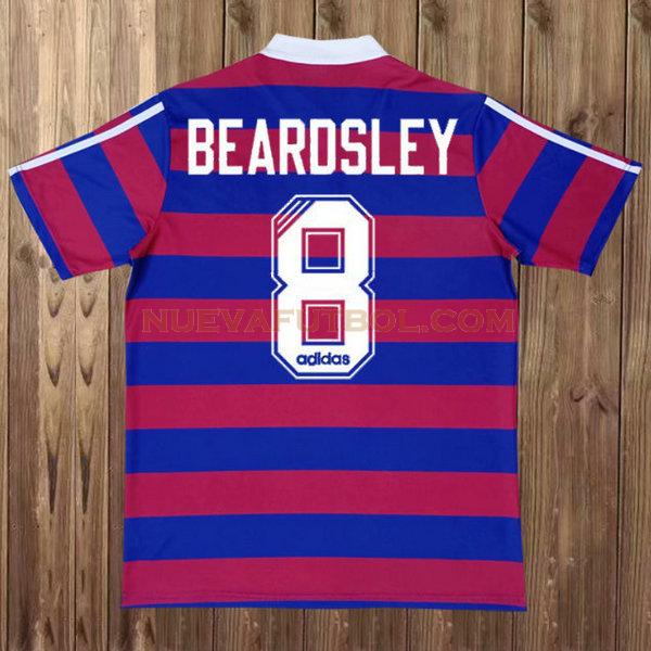 segunda camiseta beardsley 8 newcastle united 1995-1996 rosa