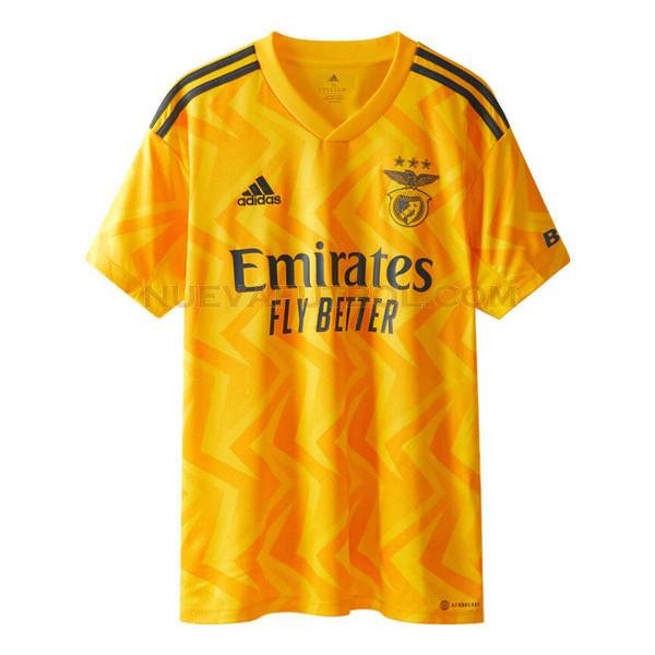 segunda camiseta benfica 2022 2023 amarillo hombre