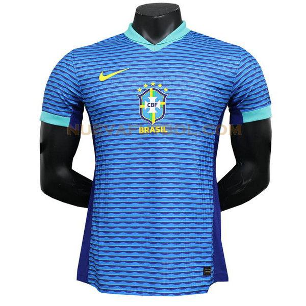 segunda camiseta brasil player 2024 azul hombre