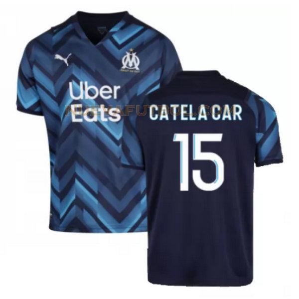 segunda camiseta catela car 15 marsella 2021 2022 azul hombre