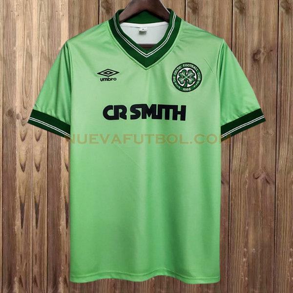 segunda camiseta celtic 1984-1986 verde hombre